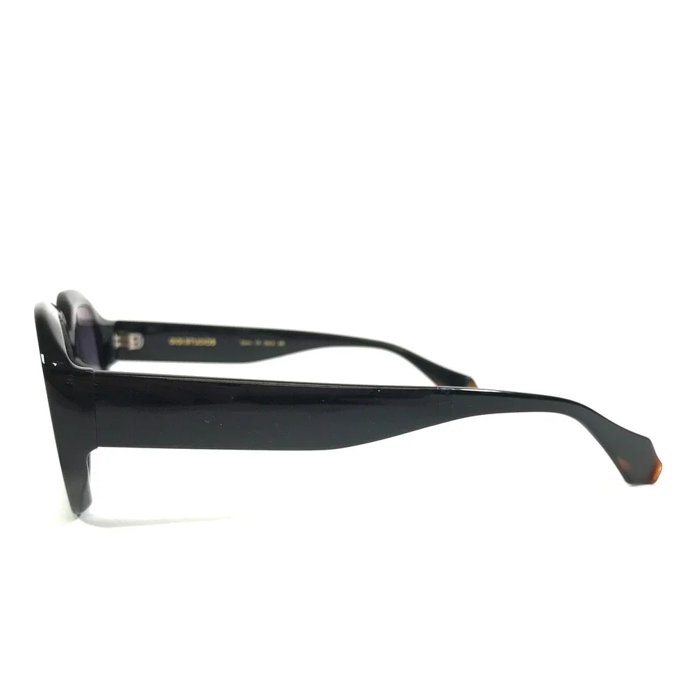 Gigi Studios Sunglasses CITRUS 6944/1 Black Geometric Frames with Gray Lenses